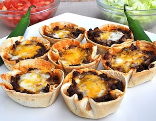 Tacos in a Muffin Pan