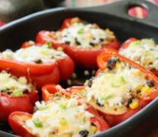 Santa Fe Stuffed Peppers