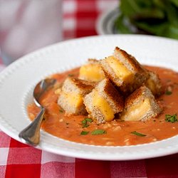 Tomato Soup with Croutons