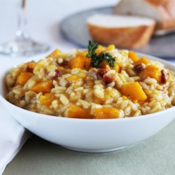 Pumpkin and Bacon Risotto