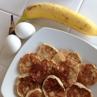 Eggs and Banana Pancakes