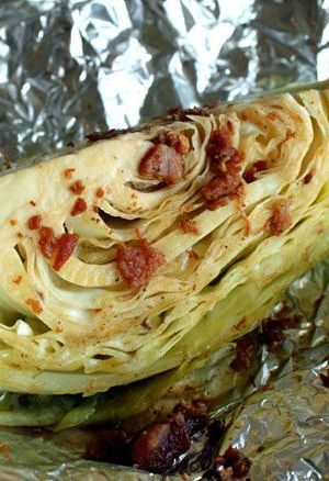 Roasted Bacon Cabbage