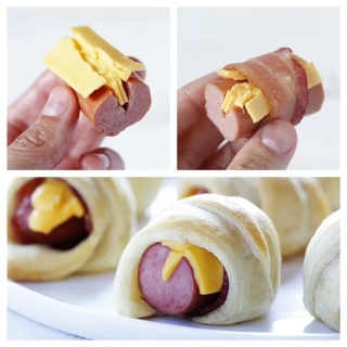 Double Pigs in a Blanket