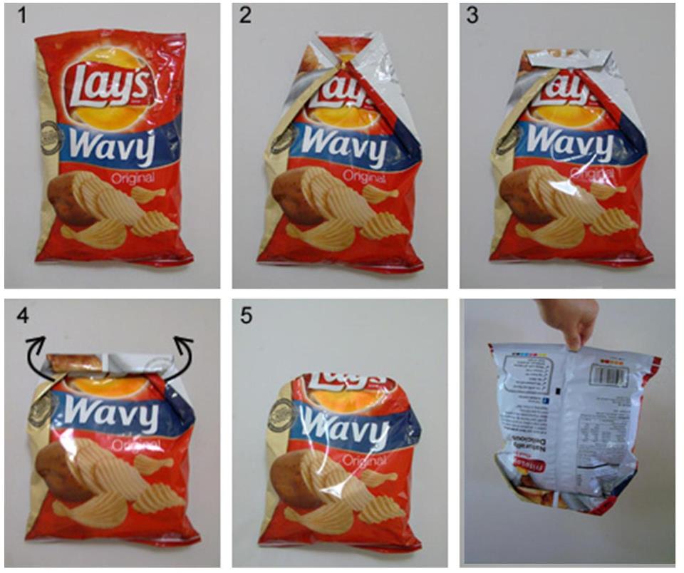 Seal Chip bags without a Chip Clip