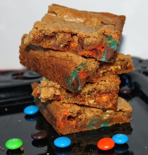 Leftover Candy Blondies from Scratch