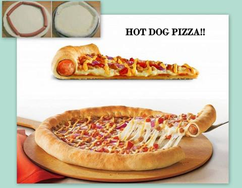 Hot Dog Pizza Crust!