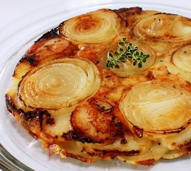 Upside Down Potato Onion