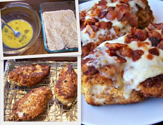 Bacon Parmesan Fried Chicken