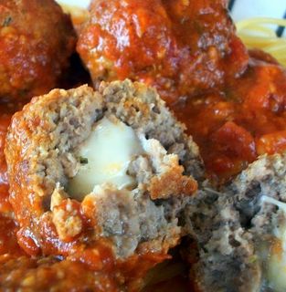 Stuffed Italian Meatballs