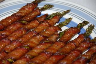 Sweet Bacon Wrapped Asparagus