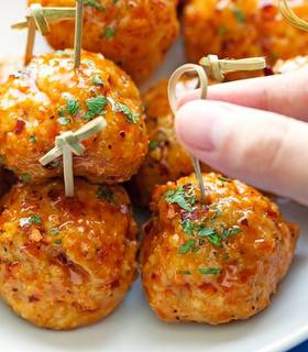 Sweet and Spicy Chicken Balls