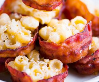Mac and Cheese Bacon Cups