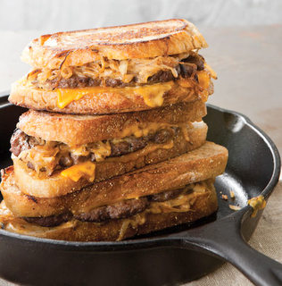 Patty Melts with Sauce
