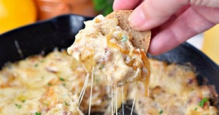 Cheesy Bacon Onion Dip!