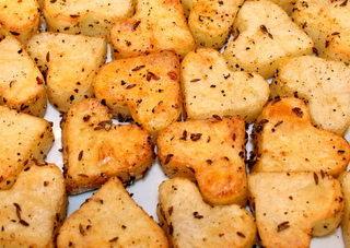 Roasted Potato Hearts