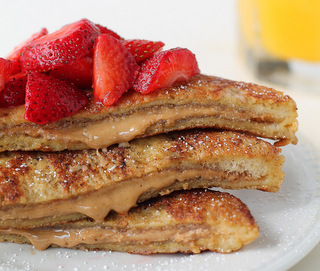 French Toast Stuffed With Peanut Butter