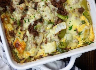 Low Carb Philly Casserole