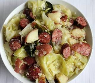 Cabbage Potatoes and Sausage