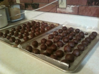 Chocolate PB Balls