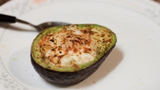 Baked Avocado Egg on Top