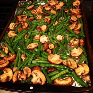 Roasted Balsamic Green Beans