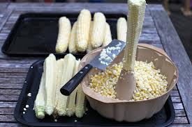 Corn off the Cob without a Mess