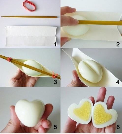 Make an Egg into a Heart