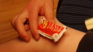 Frozen Ketchup Packets as Ice Packs