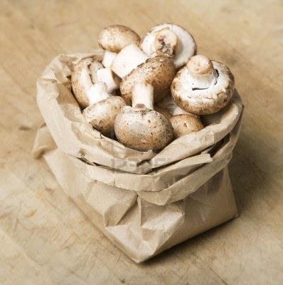 Store Mushrooms in Paper not plastic