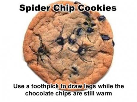 Make "Spider Cookies"